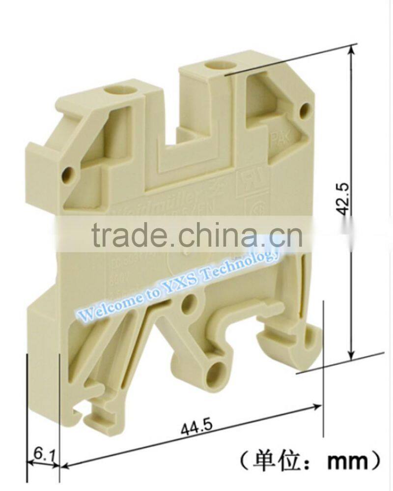 Germany Terminal Blocks SAK2.5/EN 2.5mm2 Guide rail terminal 25A