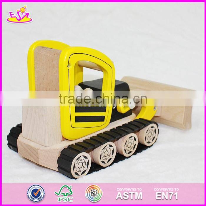2017 New design toddlers loading blocks kids wooden toy trucks W04A336