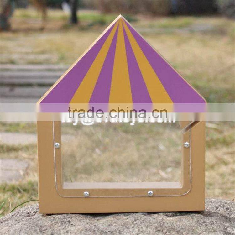 New design creative wooden piggy bank for children W02A252