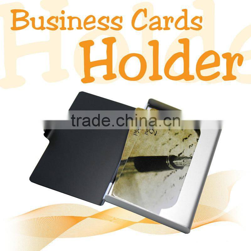 Credit ID Card Holder Box Metal Pocket Business Name Card holder Box Case