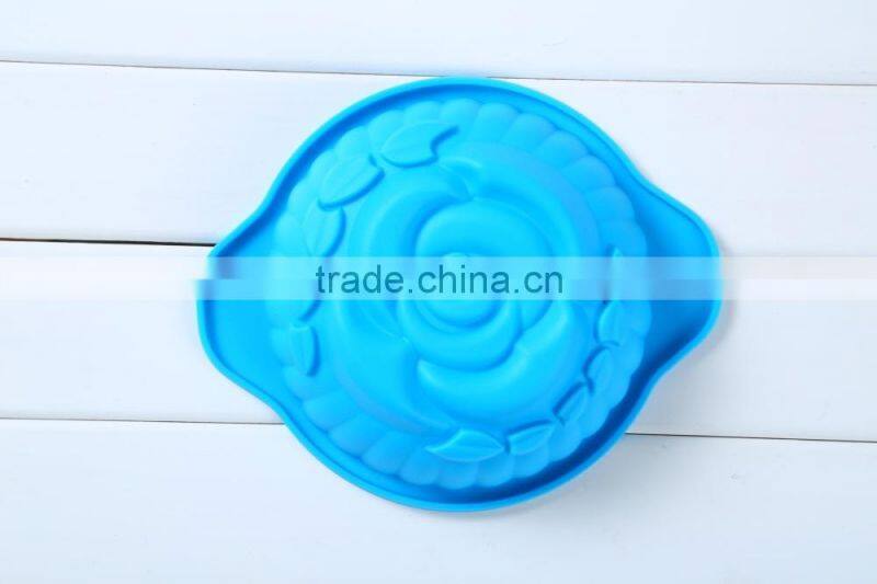 Small Flower Style Bread Pie Cake Silicone Mold ,Pan Bakewar