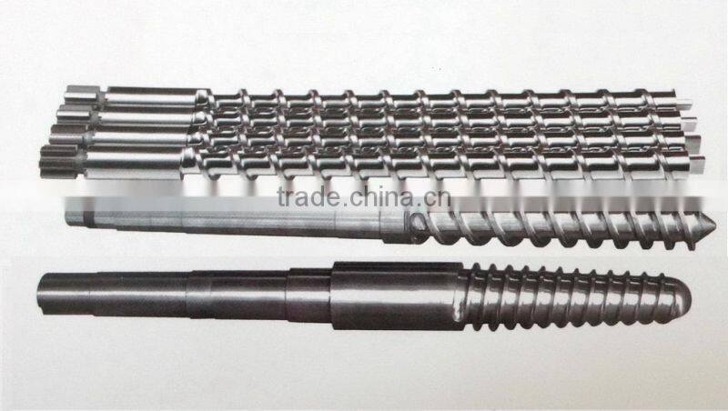 single screw and barrel for rubber extruders/Rubber screw and barrel