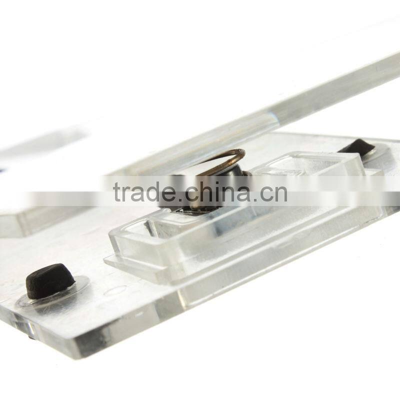 Acrylic Tattoo Machine Footswitch Power Supply Foot Pedal Controller Transparent