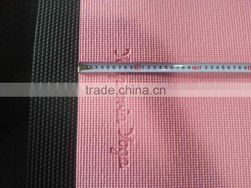 Anti slip waterproof eco exercise pvc yoga mat