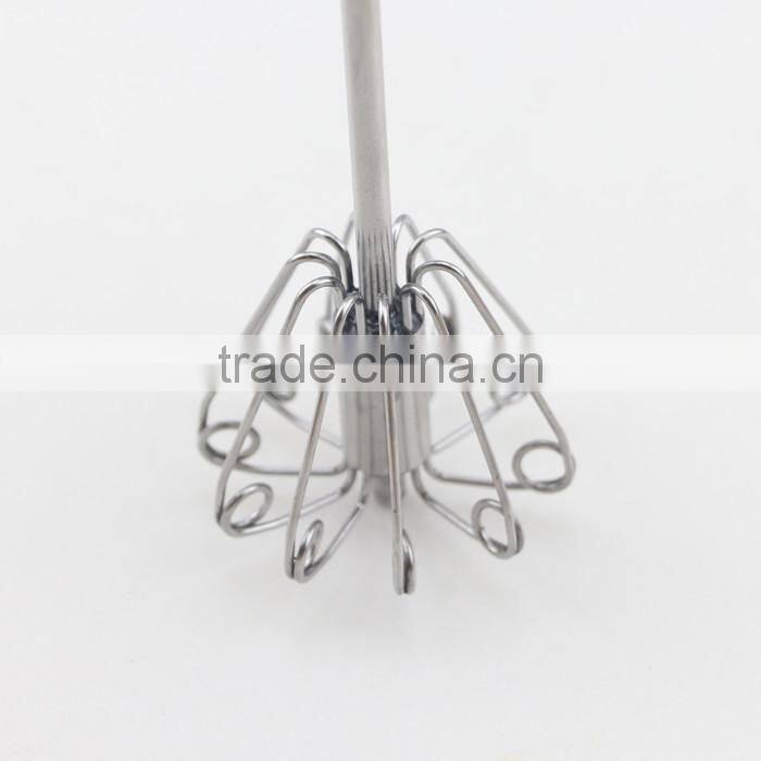 New Easy Kitchen Handle Push Whisk Versatile Egg Beater