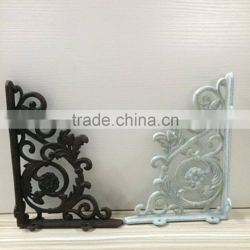 Factory supply cast iron shelf l bracket heavy duty wall bracket