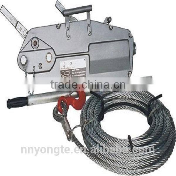 Silver Wire Rope Tirfor Cable Puller Hand Pulling Hoist