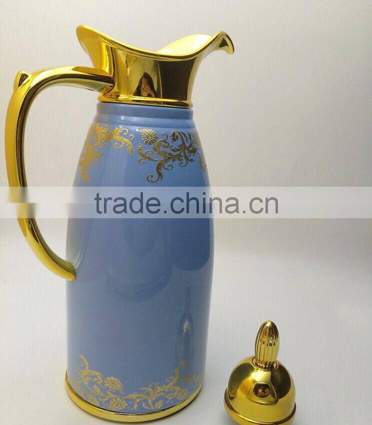 High quality European style Light Vacuum insulate teapot hot drinking water pots for sale