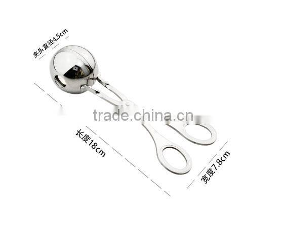18/8 scissor ice scream tongs stainless steel kitchen tongs