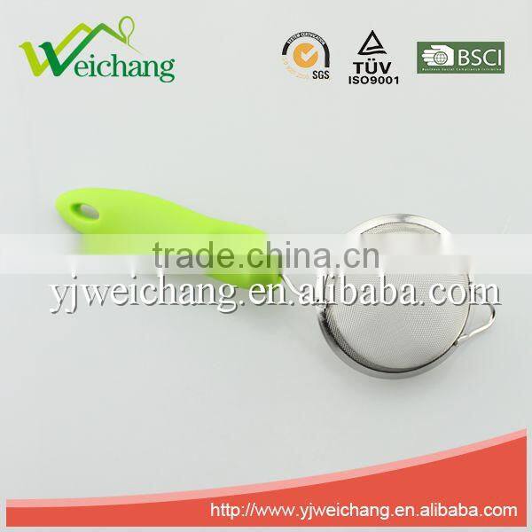 WCJ217 SKIMMER STAINLESS STEEL WITH PP HANDLE ,HOT SALE ,HIGH QUALITY