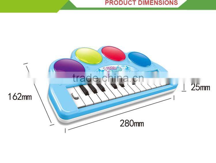Hot selling baby plastic musical instrument electronic organ keyboard