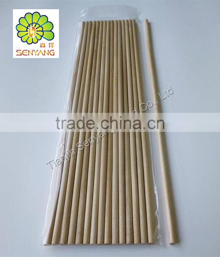 birch round rod stick wood dowel