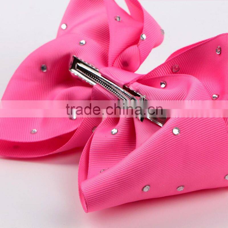wholesale boutique kids bow clips for hair