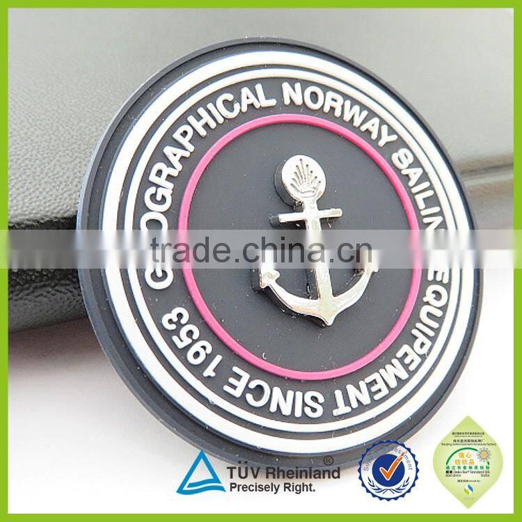clothing handmade backing custom pvc patches no minimum