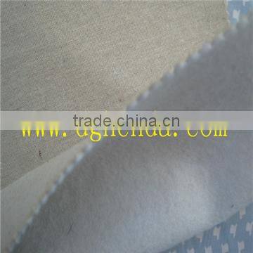 cotton canvas fabric laminate PET needle punch non woven fabric for shoes