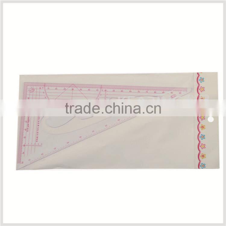 Kearing brand high quality goniometer plastic ruler, 1:3&1:5 flexible triangle scale ruler#8535