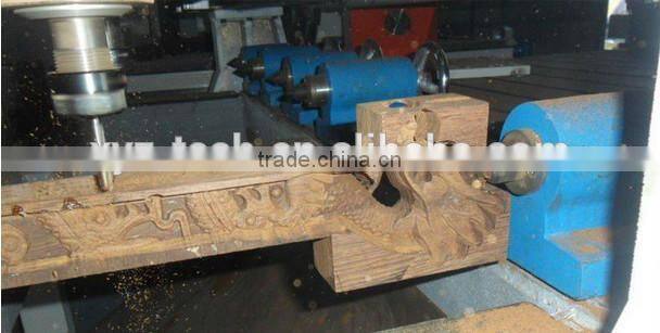 Multi-step 3 heads CNC woodwoking machine