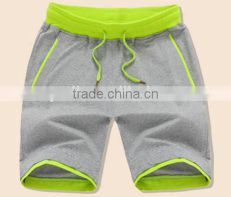Custom cotton men's fashionable jogger shorts for outdoor running bottoms