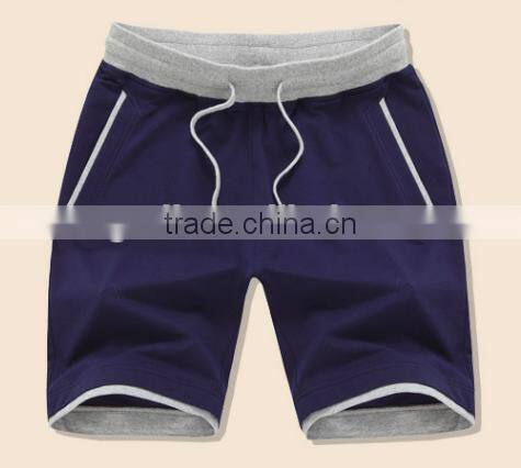 Custom cotton men's fashionable jogger shorts for outdoor running bottoms