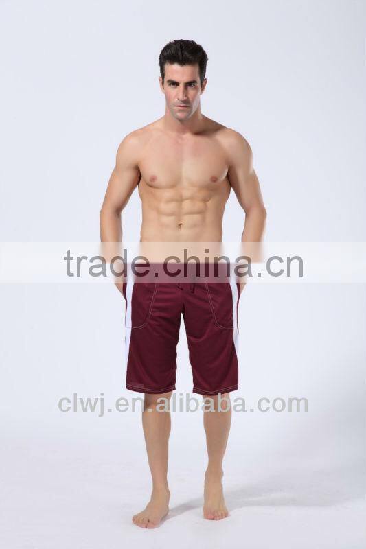 100 polyester sports hot pants 3/4 sport pants sport tight pants