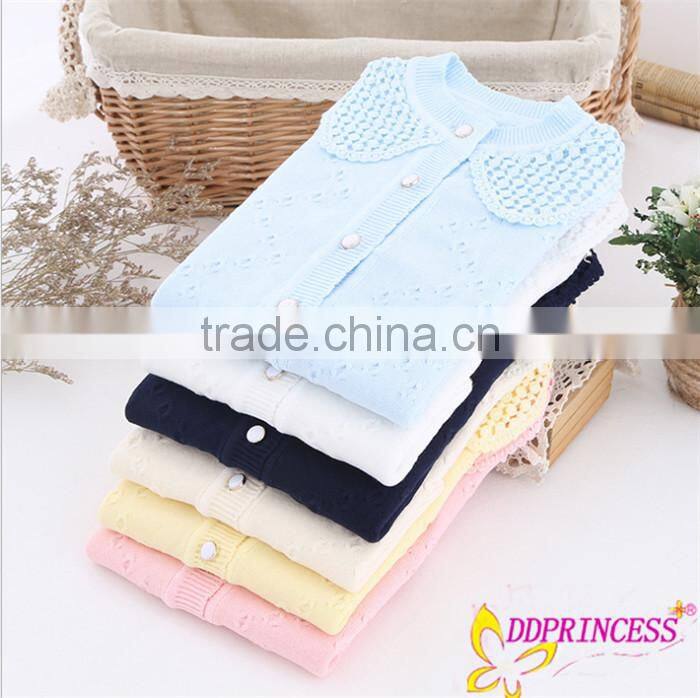 factory wholesale sweet kid clothes sweater stylish cardigan colorful girls sweater