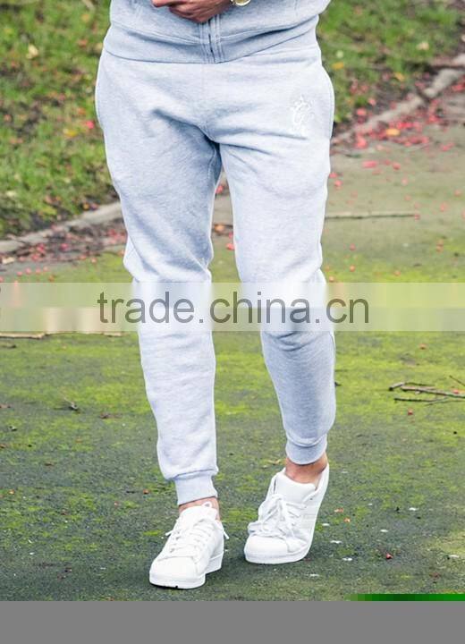 Mens Grey Jogger Pants Tapered Joggers Fitness Wear Slim Fit Jogger Pants Tracksuit Bottoms Cotton Polyester Spandex Gym Pants