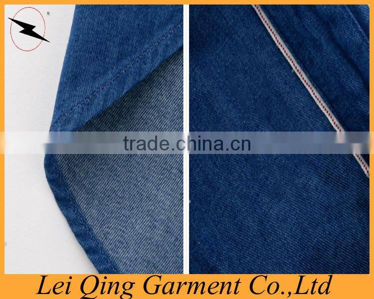 Long sleeve men cotton jean shirt denim shirt