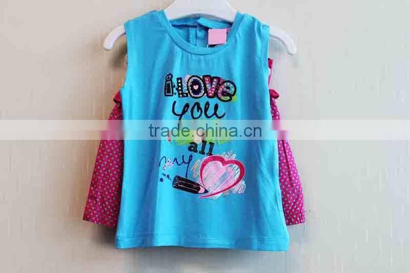 2016 Summer Fashion Style Children Knitted Girls Set Sport 2 Pcs Set