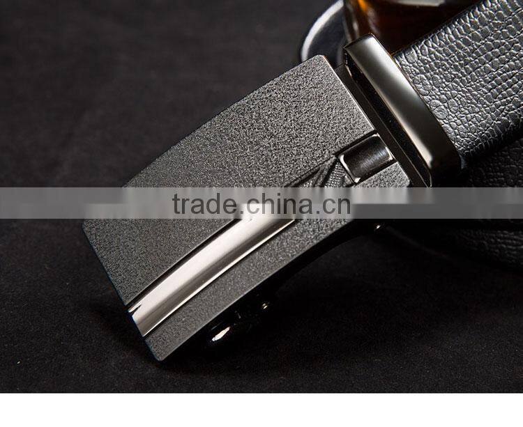 Hot Sale Luxury Men 's Leather Casual Belt Buckle Male Leather Business Belt