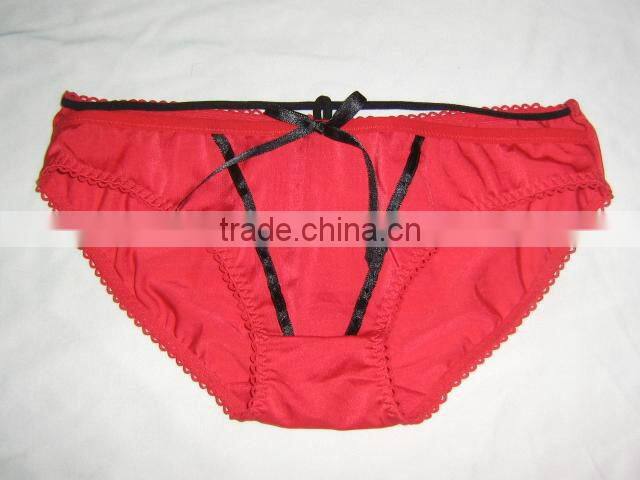 women sexy full briefs red panty bikini high quality