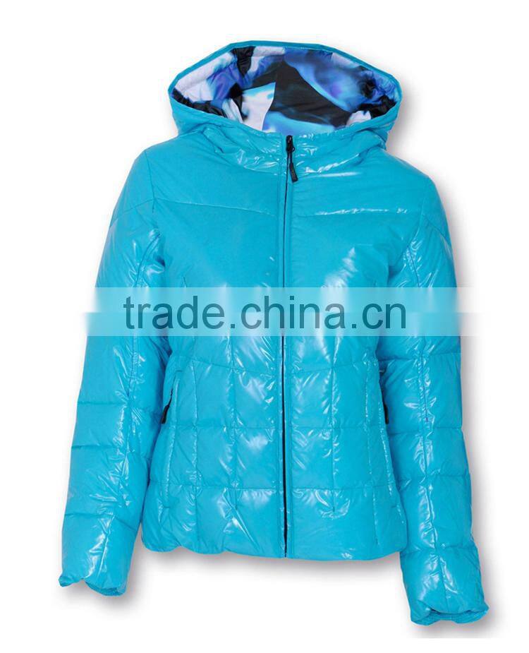 2016 women long Fashionable 90% down 10% feather jacket