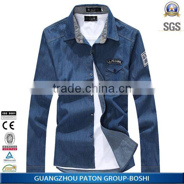 Denim Winter Casual Long Sleeve Jacket Mens Denim jacket