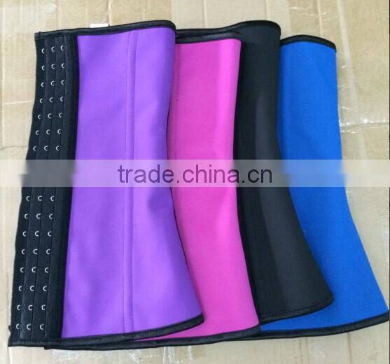 Fashion Black/Blue Cowboy New Belt Tied with a black waist Corset Tight Corset Denim zipper Girdle For Women