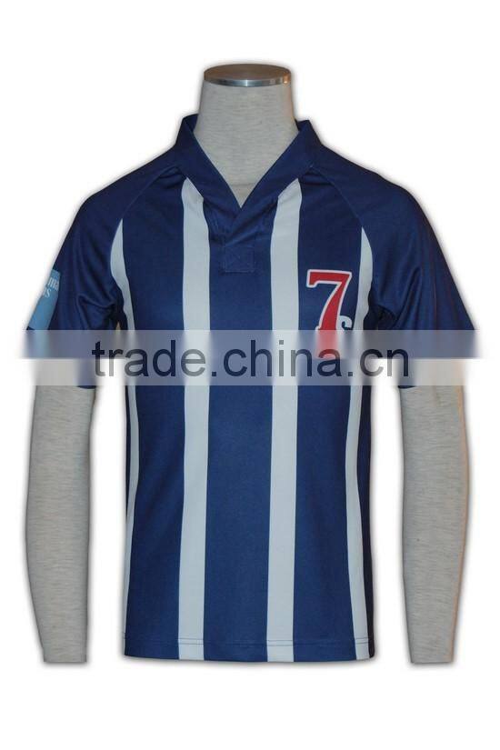 100% Polyester Cool Quick Dry fit real soccer training shirt