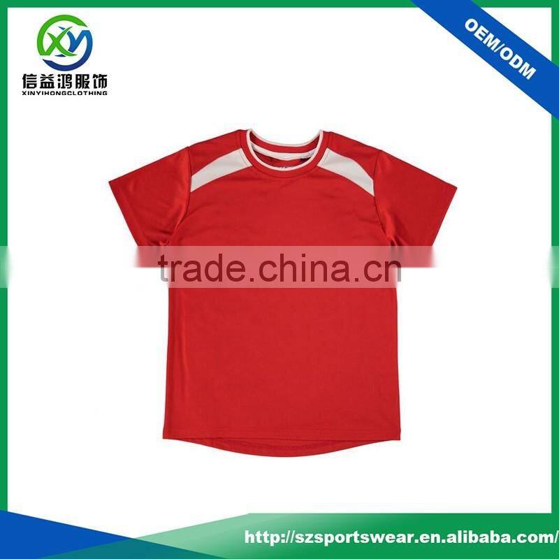 2017 New Style Set of soccer jersey Youth Performance Sport T shirt and Shorts