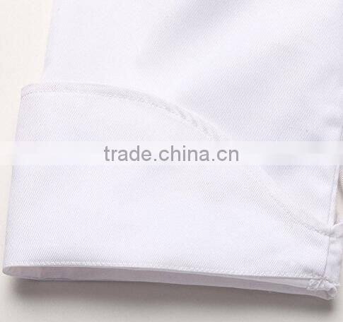 Plain dyed garment chefs uniform restaurant unifrom fabric for wholesale