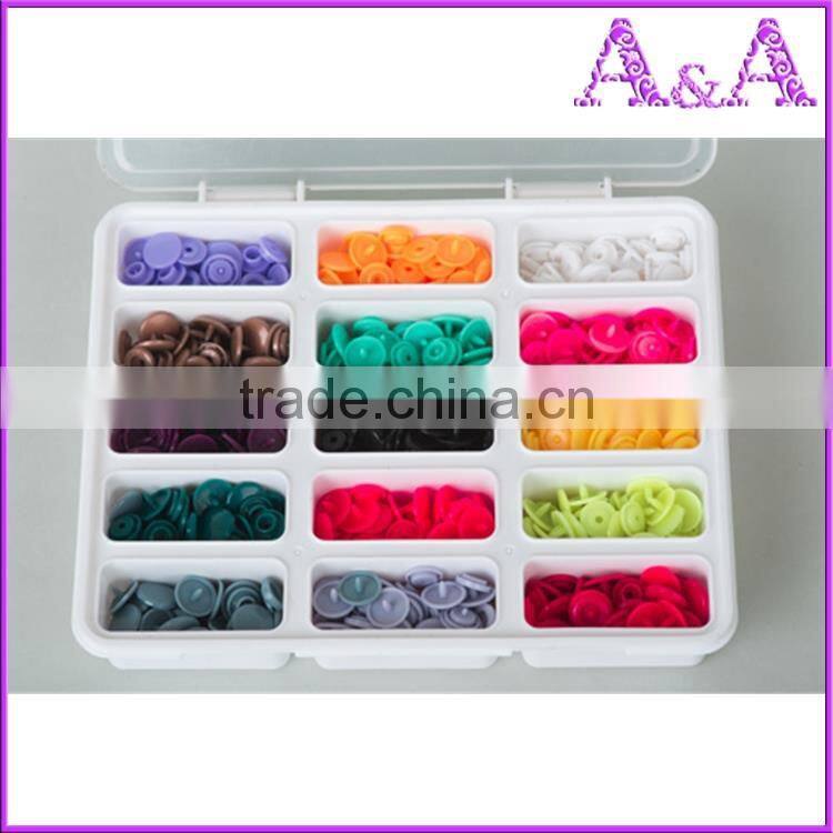 Wholesale Cheap 150 Sets T5 Plastic Snap Bulk Buttons Fastener