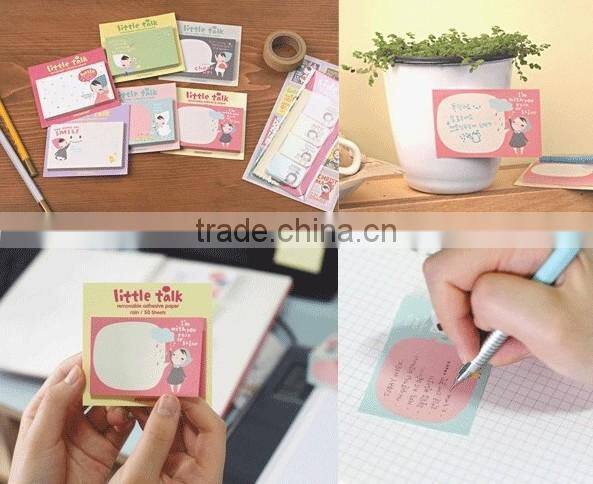 So Lovely Promotional Note Pad Custom Size and Shape Sticky Note Pad