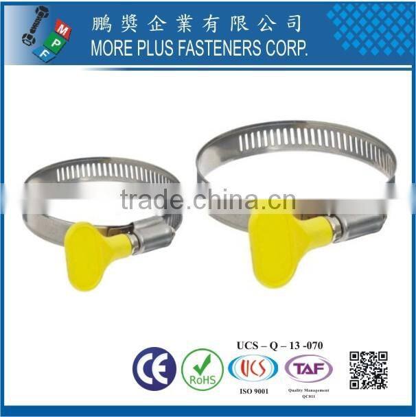 Made in Taiwan Stainless Steel strong stainless steel hose clamps thin hose clamp bridge