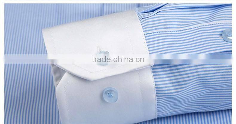 band collar long sleeve french cuff 100% cotton mans shirts
