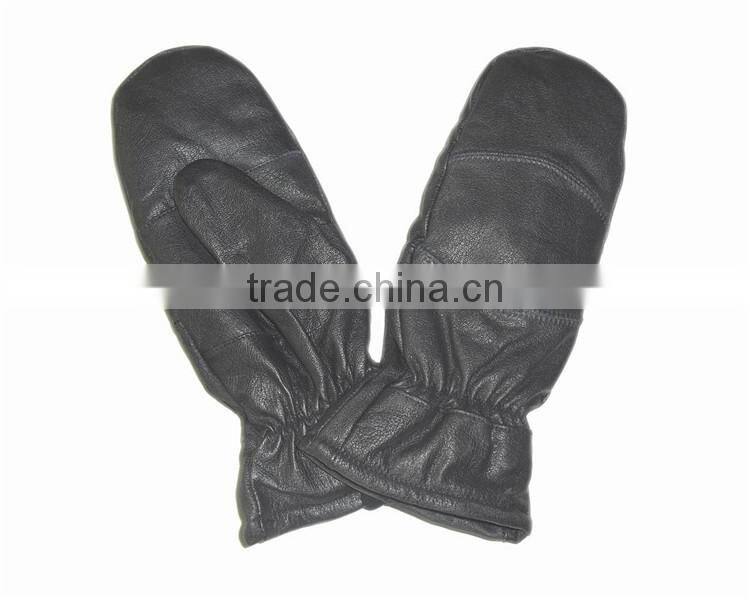New Fashion promotional high quality mens leather winter gloves