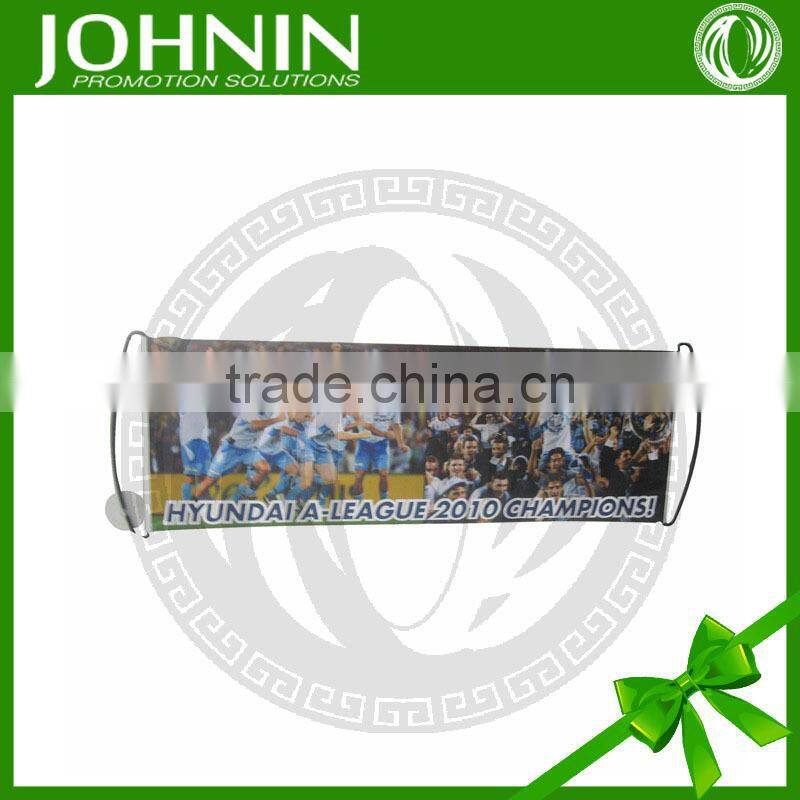 marketing hot photo custom advertising 24*70cm made stong hanging scroll banner
