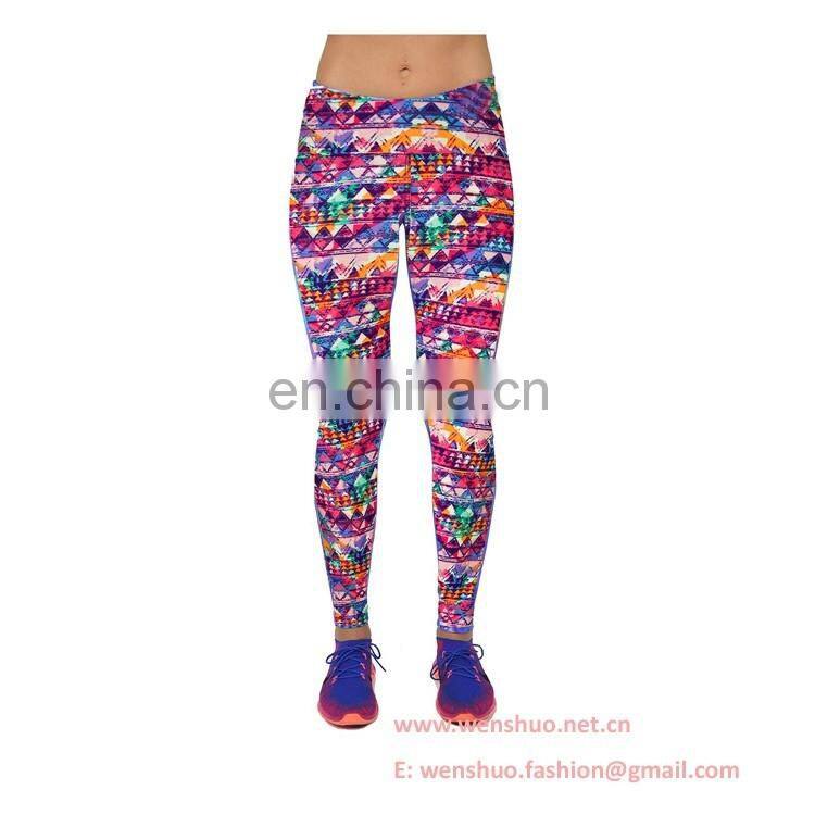 Women Fashion Hot High Waist Printed Elastic Leggings