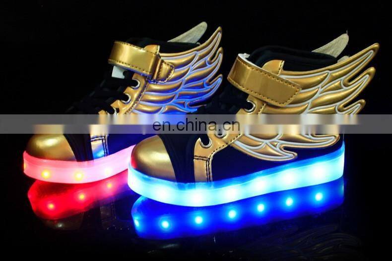 Wholesale children light sneakers colorful kid shoes 2016