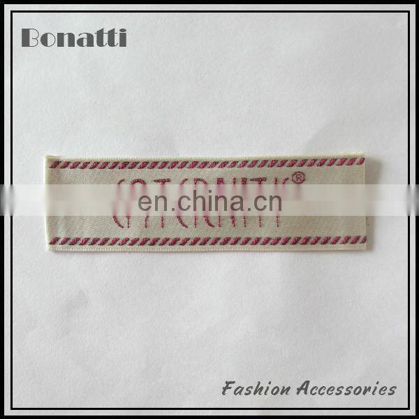 custom woven label for garments