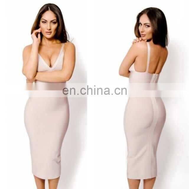 Tops sale Fashion high quality backless dresses for office women party dress/ wedding skirt