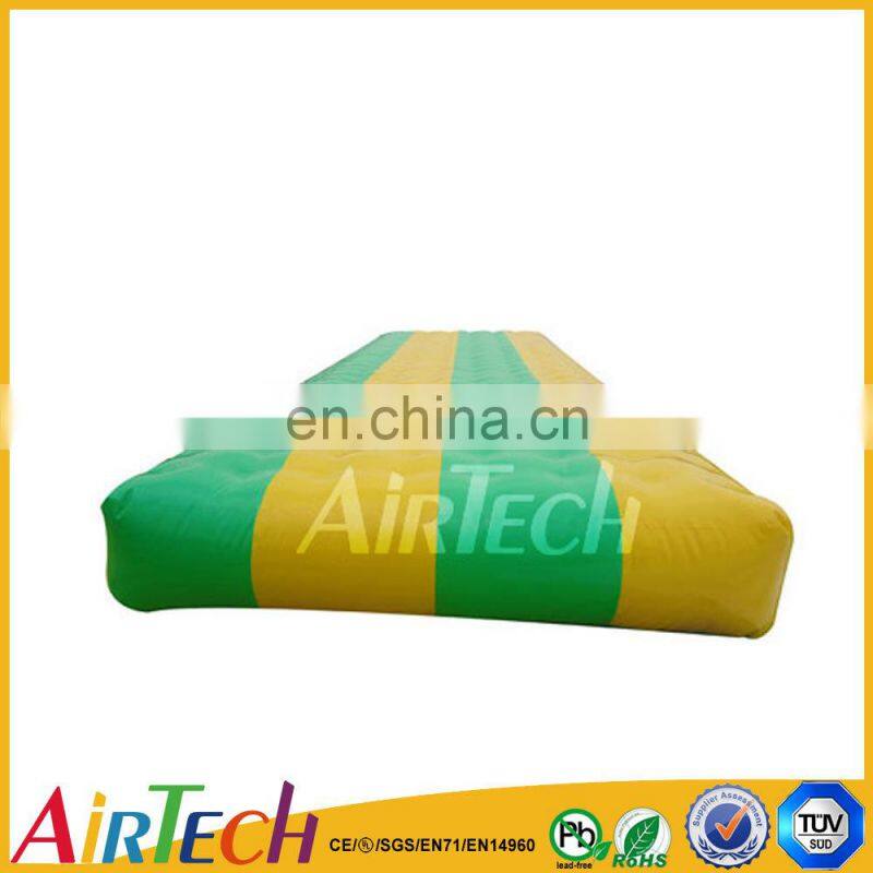 Soft inflatable air tumble track for games