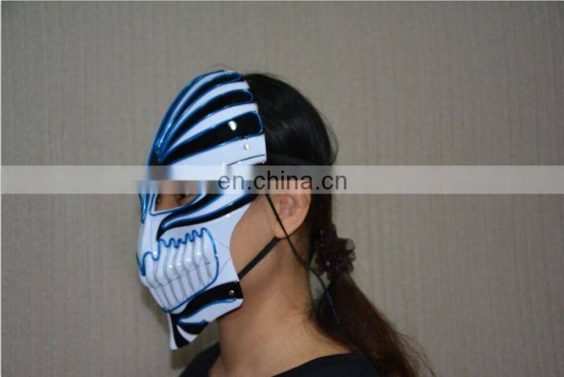 Custom Unisex Party Bar Mask, Glowing Mask,Cold Light Voice Control Mask