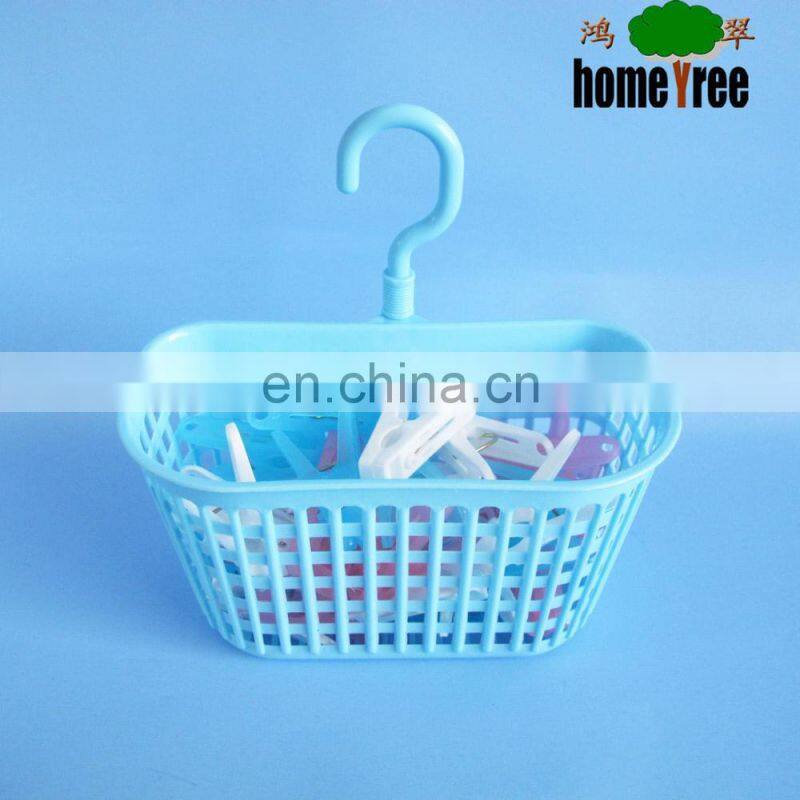 Household Hanging Storage Basket For 36pcs Clothes Peg Clips