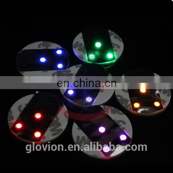 Hot Sale Advertising Gift Oem LED Flashing Coaster